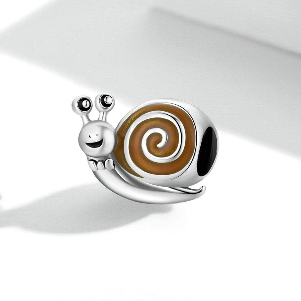 shipped in AUS CHARMS Happy Snail Charm