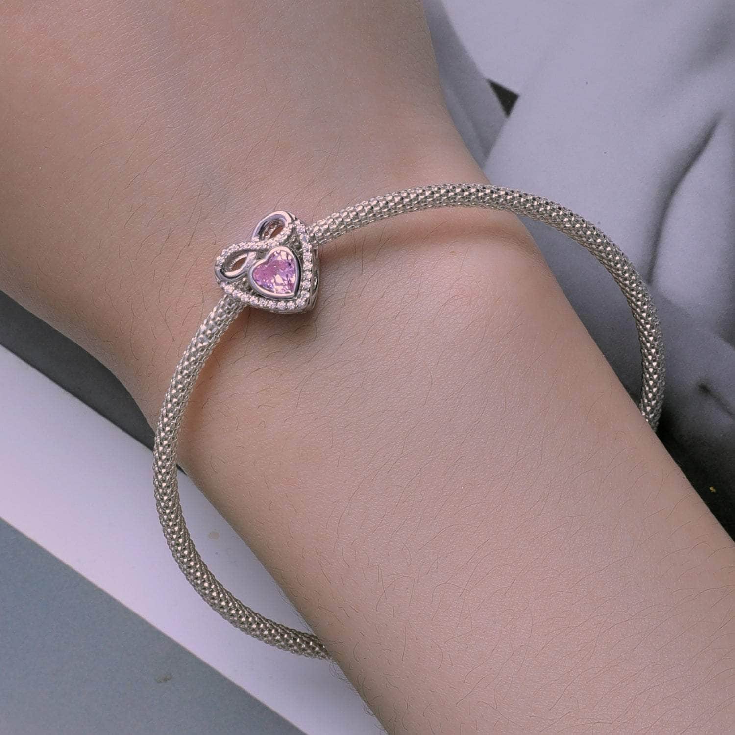 shipped in AUS CHARMS Heart and Infinity Heart Charm