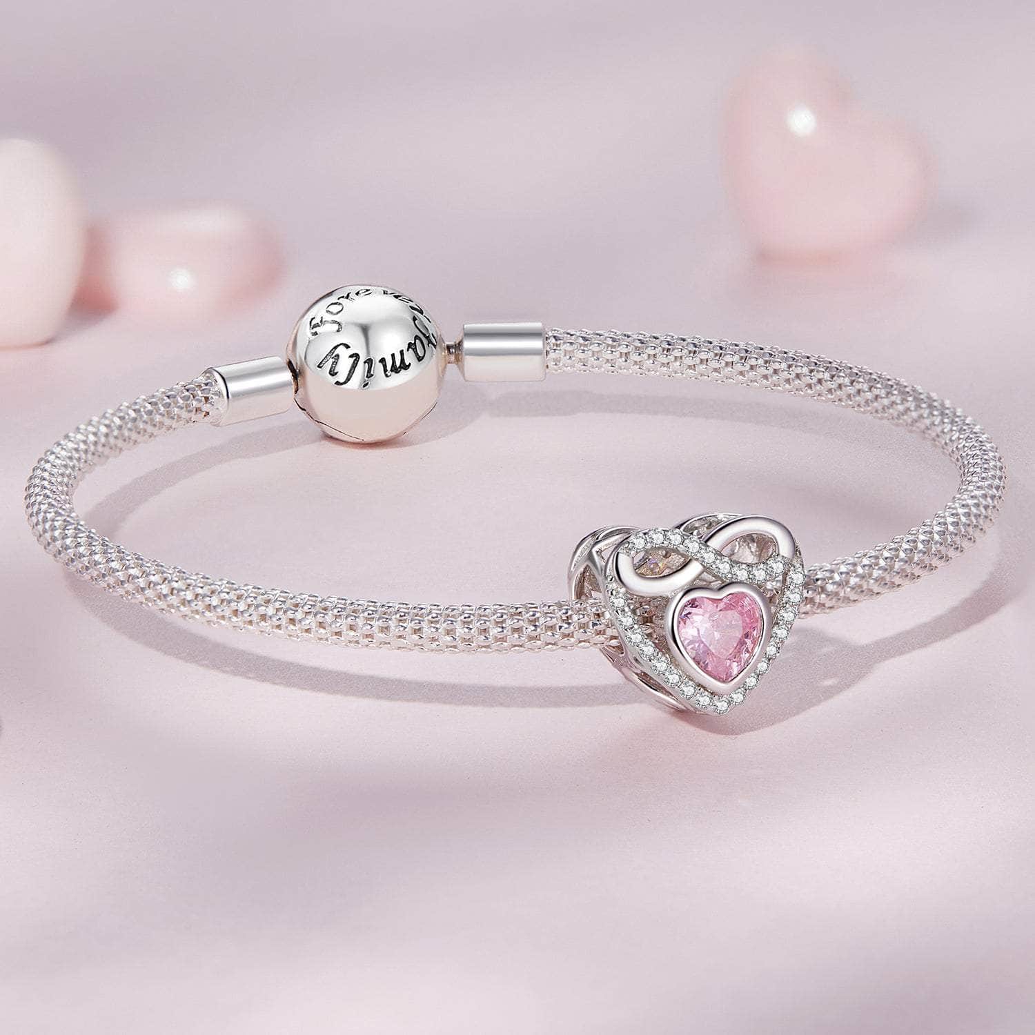 shipped in AUS CHARMS Heart and Infinity Heart Charm