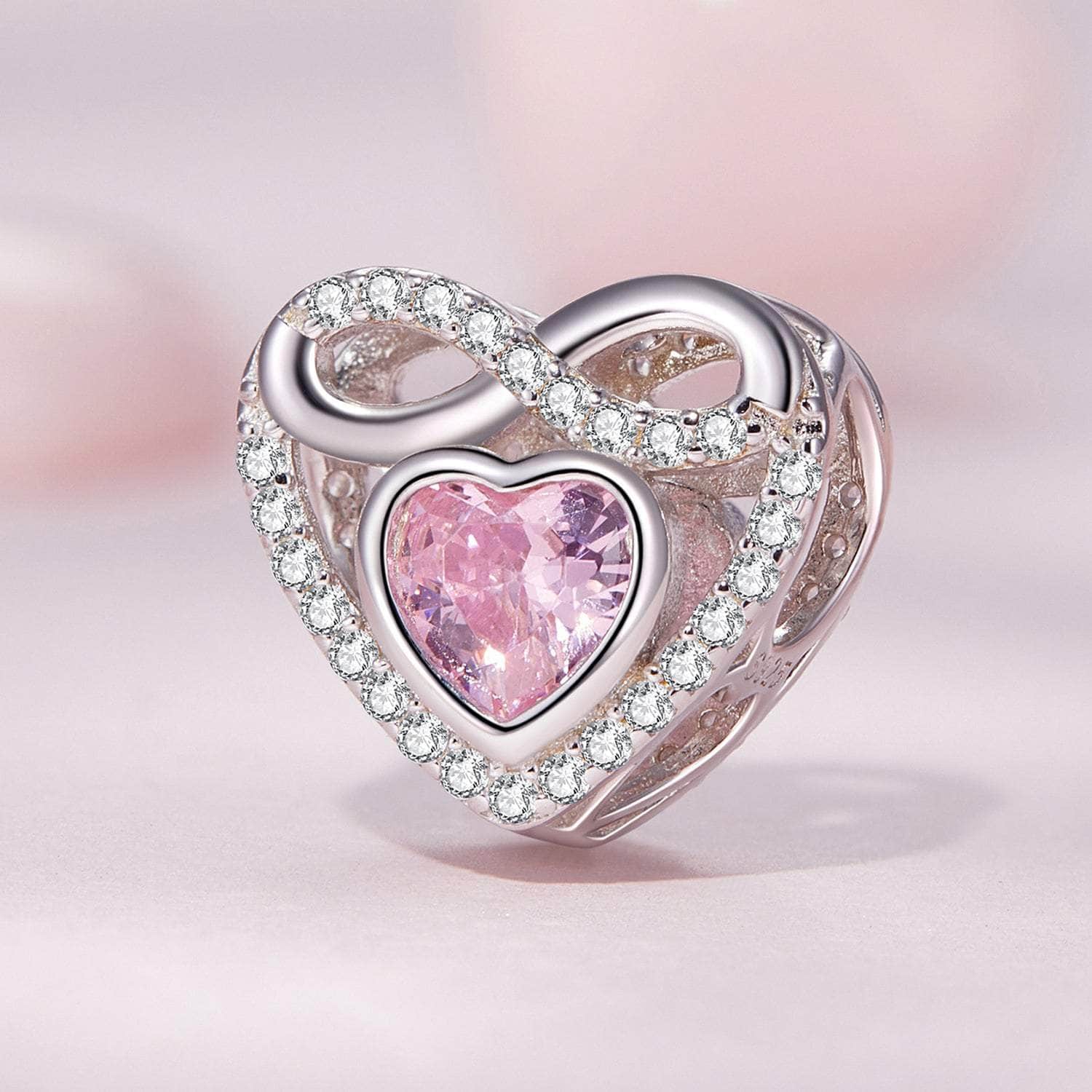 shipped in AUS CHARMS Heart and Infinity Heart Charm