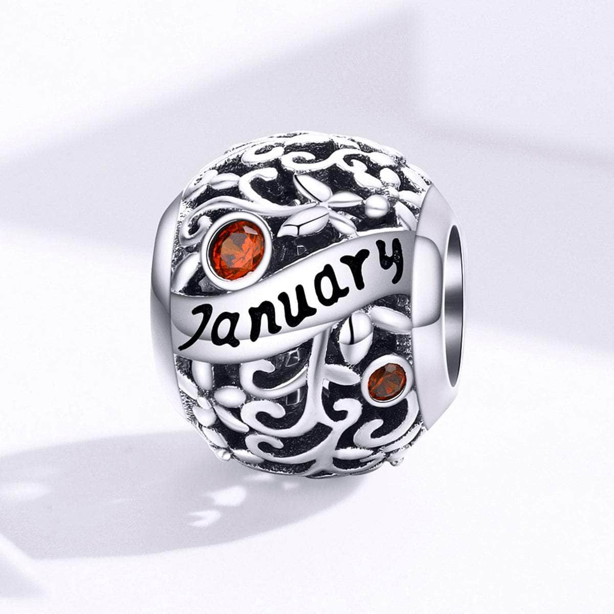 shipped in AUS CHARMS January Birthstone Charm