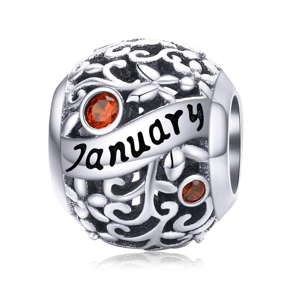 shipped in AUS CHARMS January Birthstone Charm