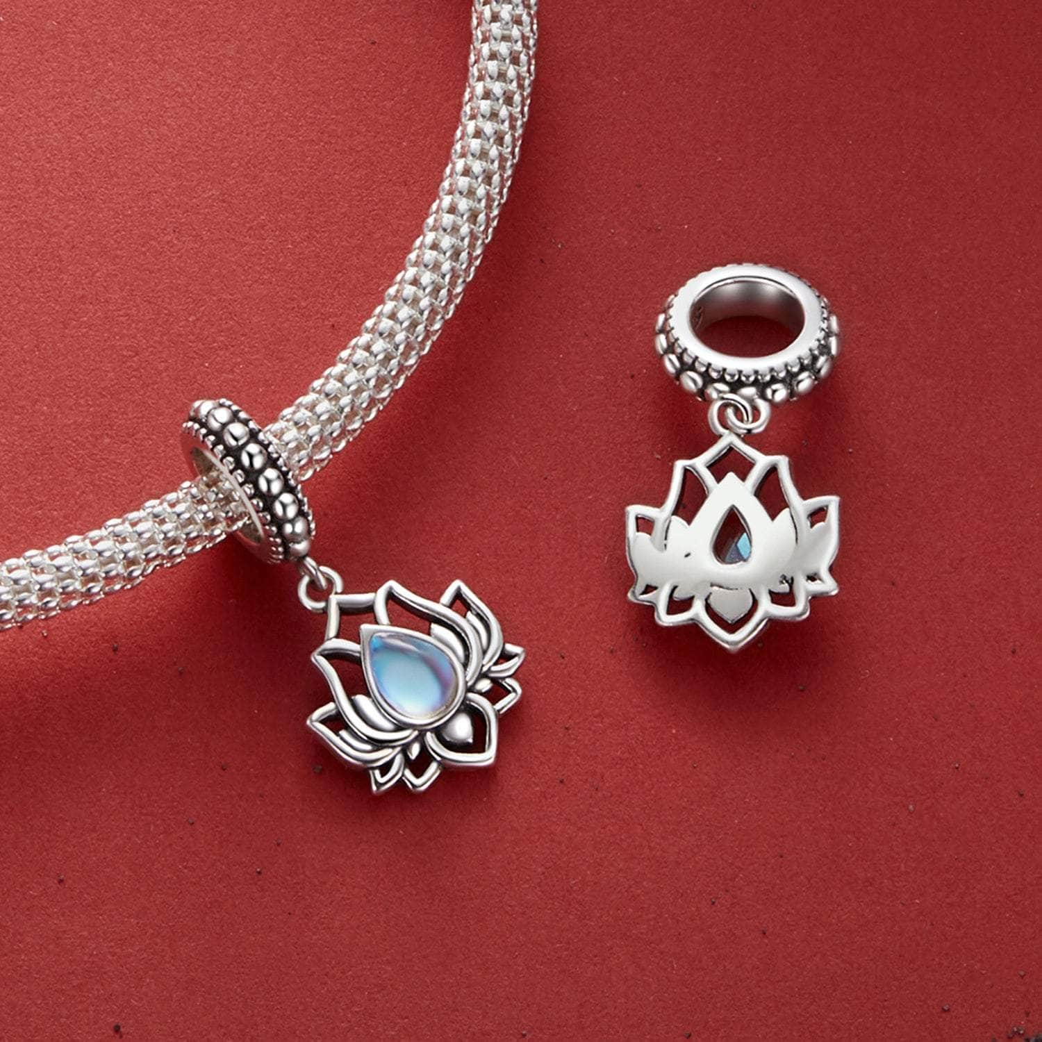 shipped in AUS CHARMS Lotus Pendant Charm