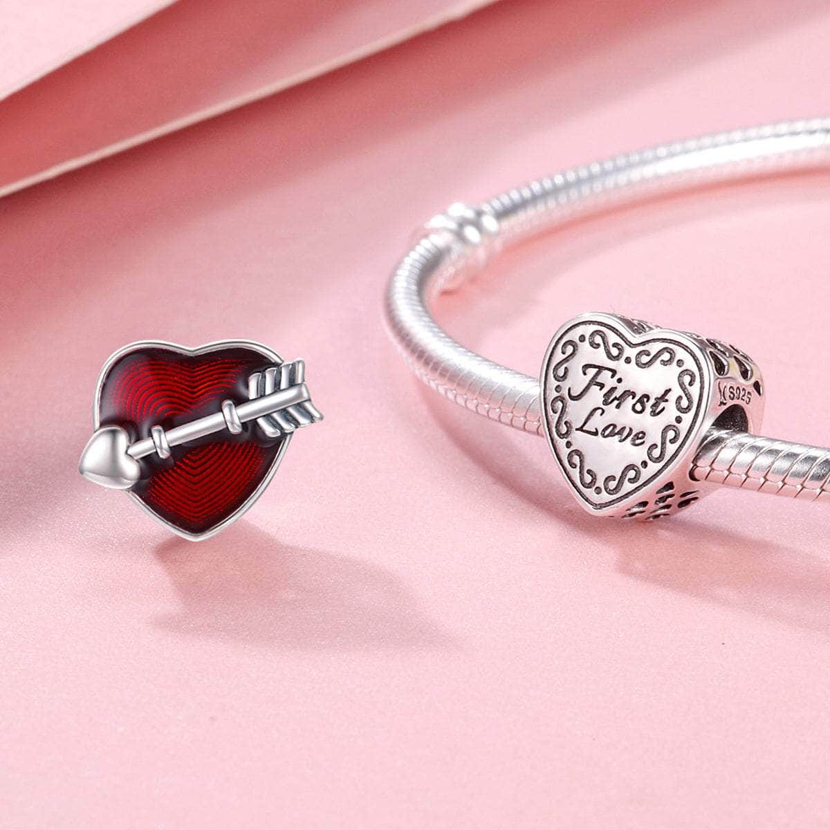 shipped in AUS CHARMS Lovers Heart Charm