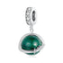 shipped in AUS CHARMS Malachite Planit Charm