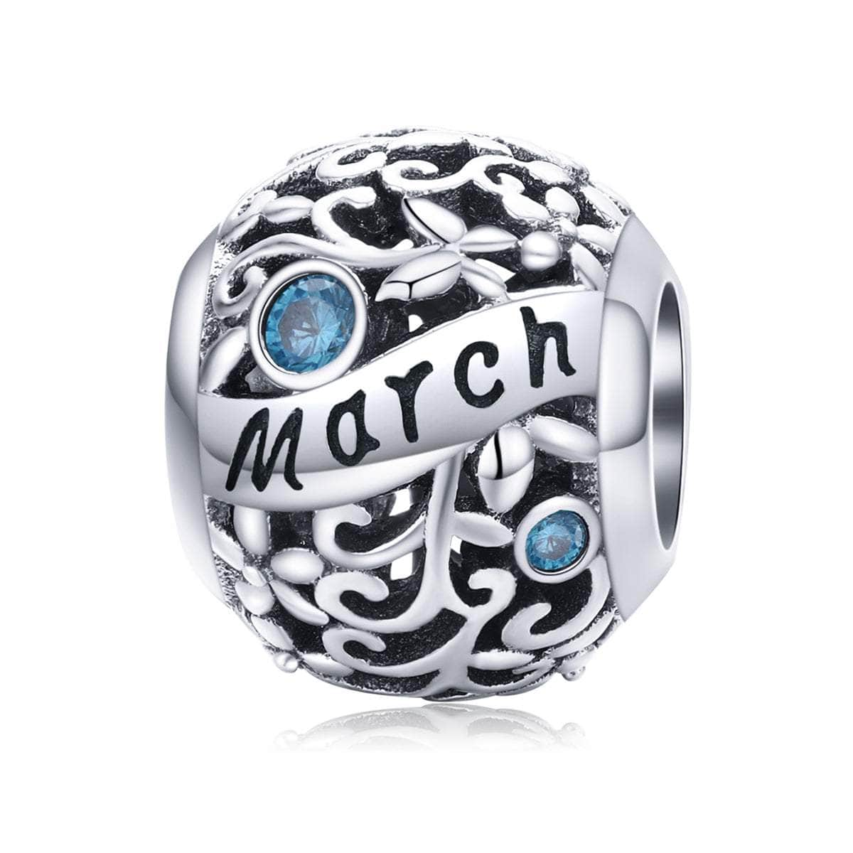 shipped in AUS CHARMS March Birthstone Charm