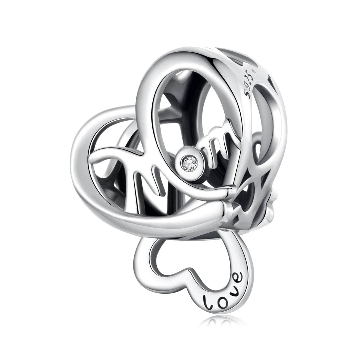 shipped in AUS CHARMS Mom Heart Charm