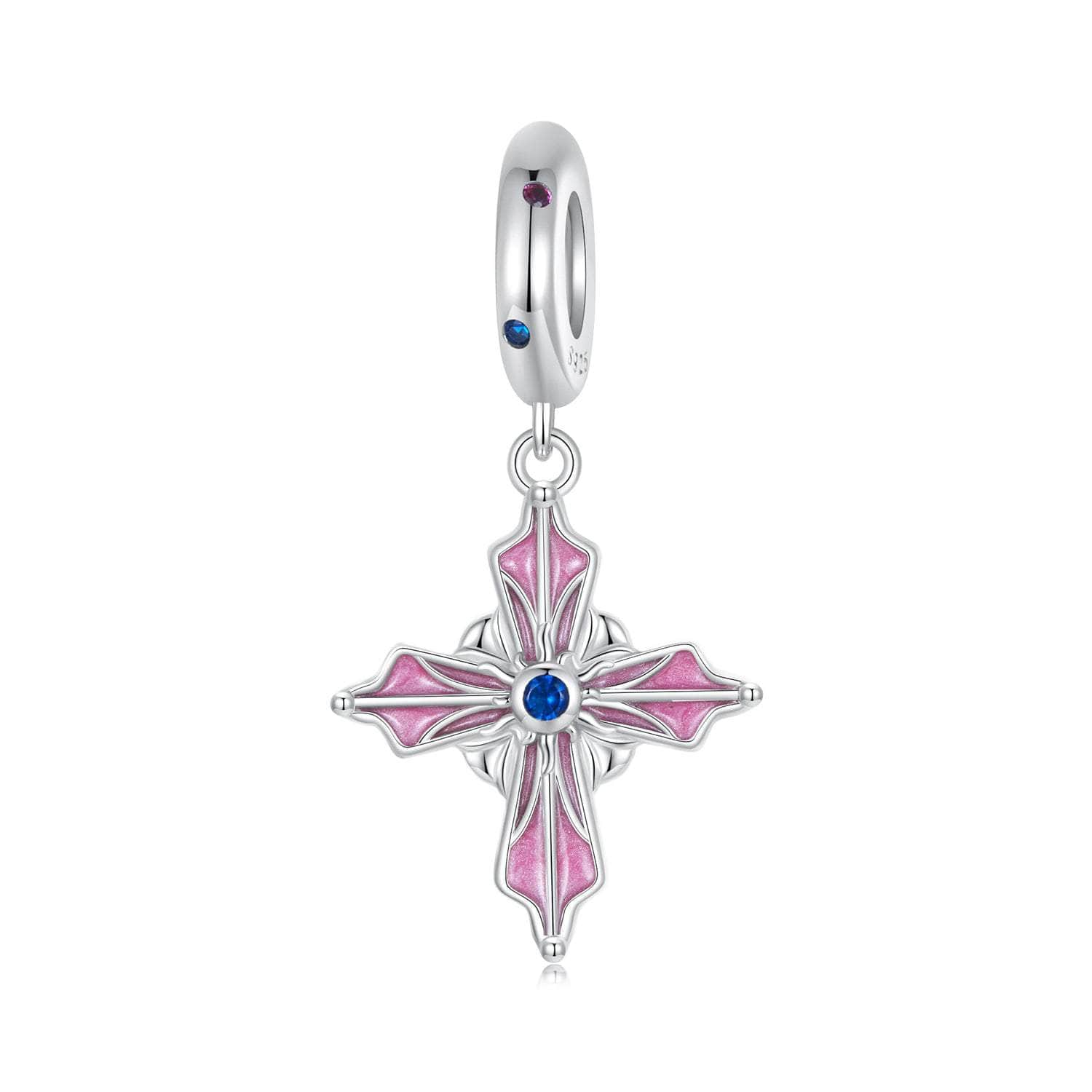 shipped in AUS CHARMS Pink Cross Charm