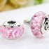 shipped in AUS CHARMS Pink Flower Murano Charm