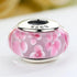 shipped in AUS CHARMS Pink Flower Murano Charm