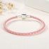 shipped in AUS CHARMS Pink Leather Charm Bracelets