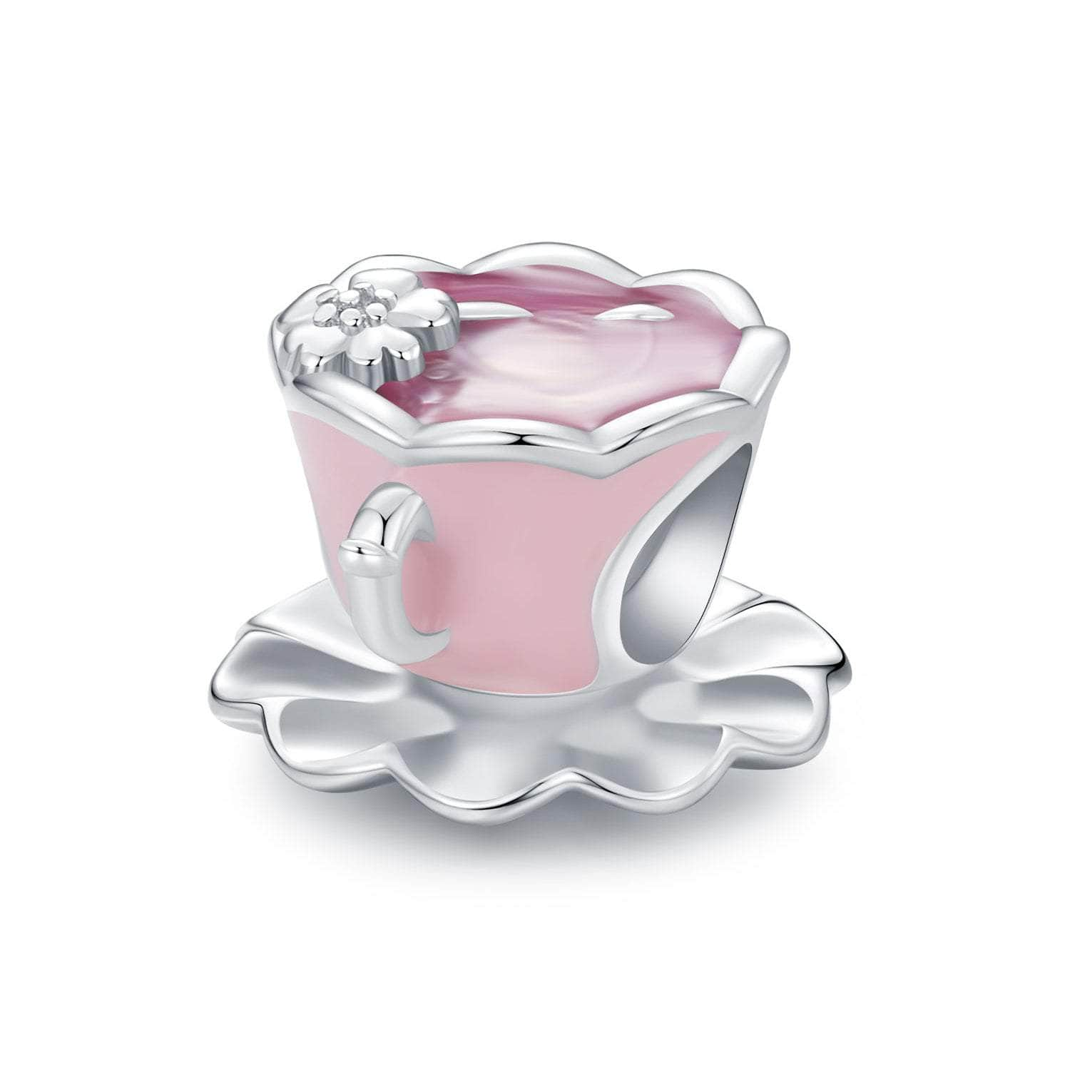 shipped in AUS CHARMS Pink Tea Charm