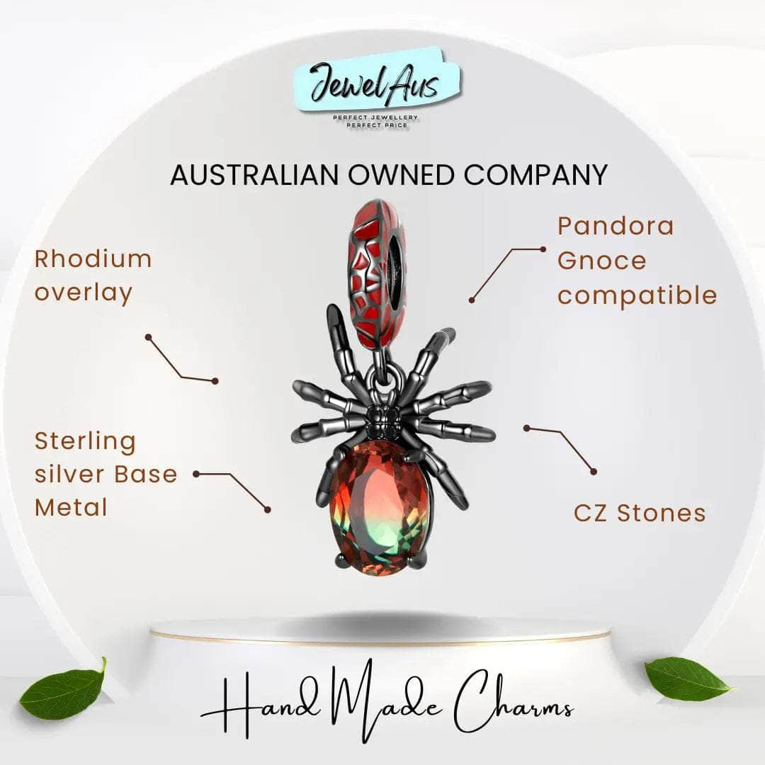 shipped in AUS CHARMS Red Spider Charm