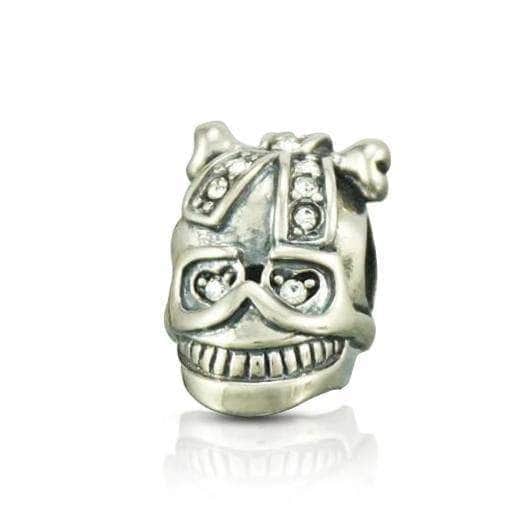 shipped in AUS CHARMS Silver Skull Charm