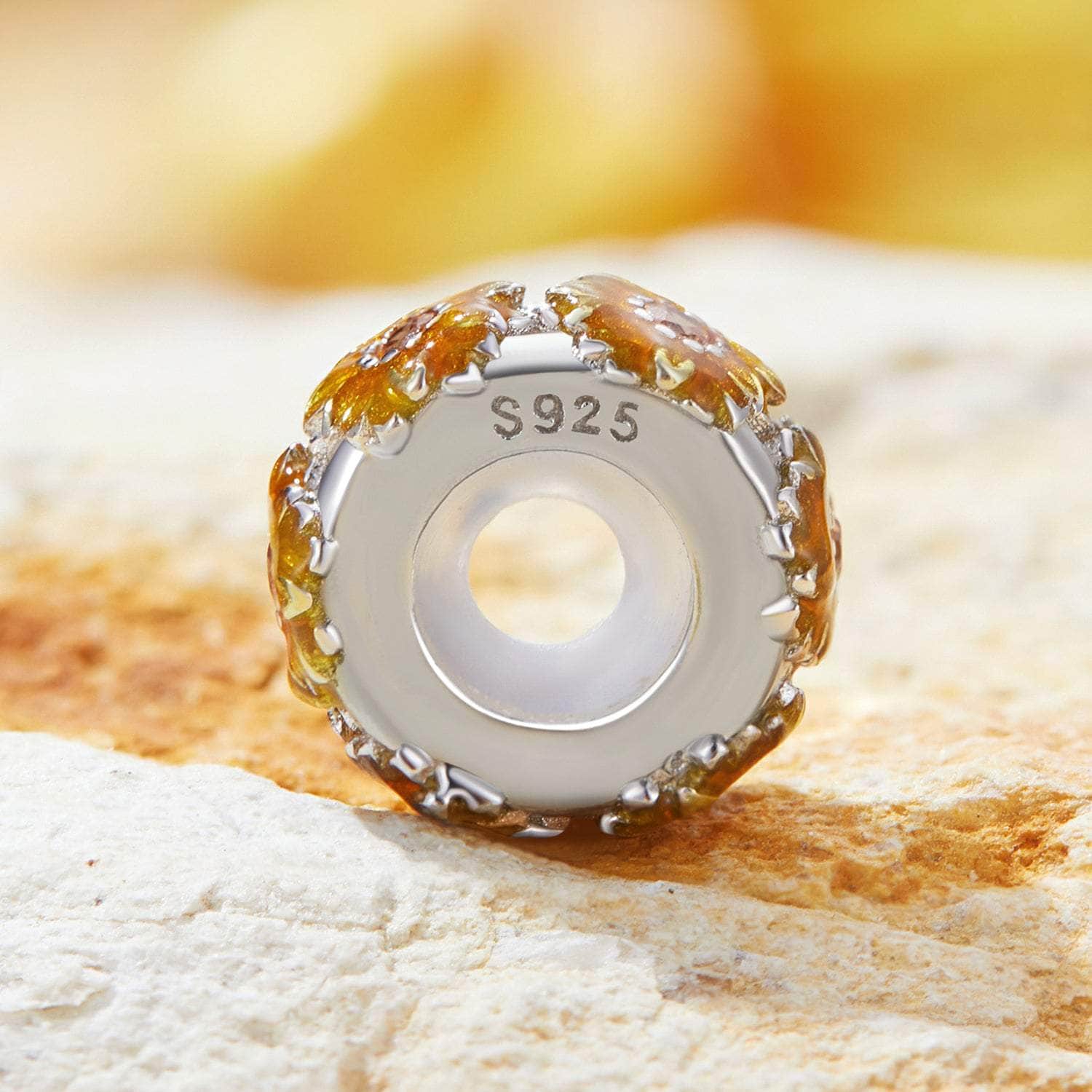 shipped in AUS CHARMS Sunflower Stopper Charm