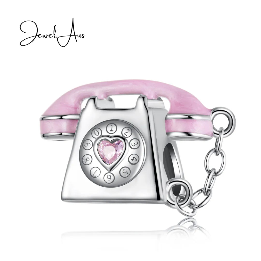shipped in AUS CHARMS Vintage Telephone Charm