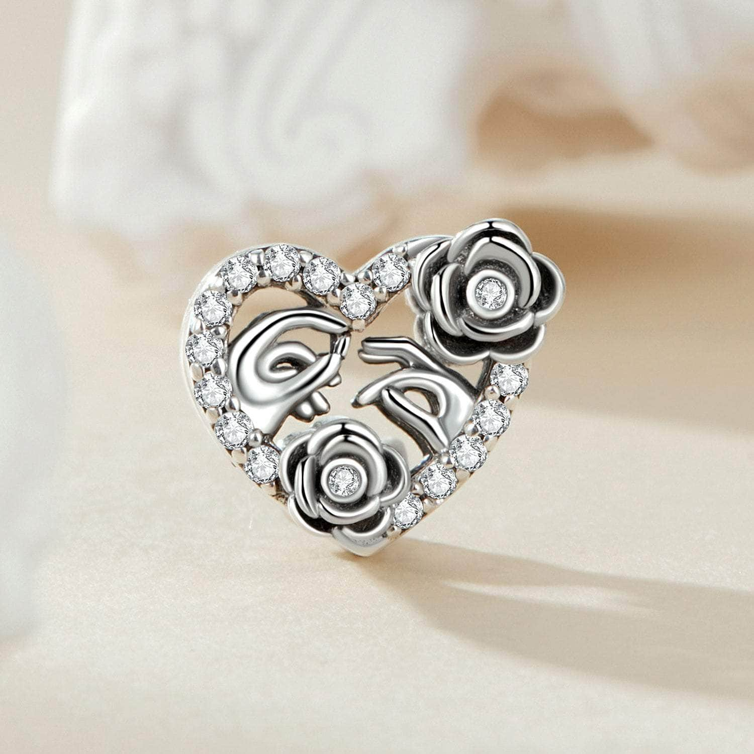 shipped in AUS CHARMS Wedding Hear charm