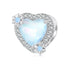 shipped in AUS CHARMS Winter Heart Charm