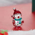 shipped in AUS CHARMS Winter Snowman Charm