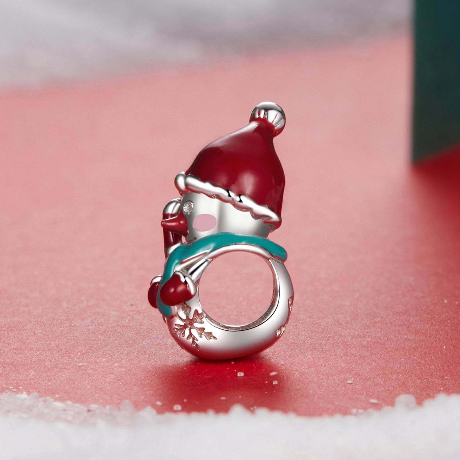 shipped in AUS CHARMS Winter Snowman Charm